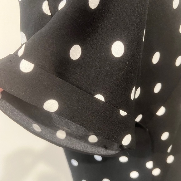 A New Day Women's Black and White Polka Dot Dress, XS - Picture 3 of 7